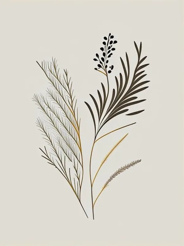 Fennel Seed Spices And Herbs Retro Minimal 2 Free Shipping
