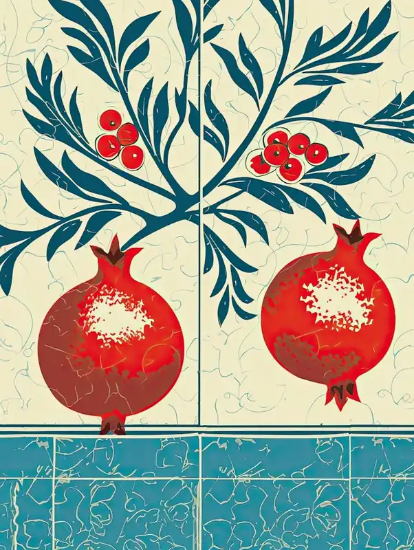 Pomegranate Illustration 3 Special Offer