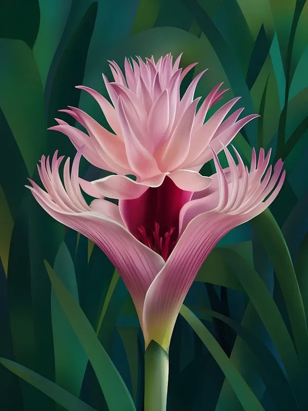Pink Flamingo Flower Fan Favorite