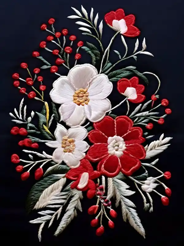 Shop Now Embroidered Flowers 2