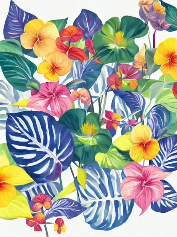 Anthurium 2Modern Colourful Flower Modern