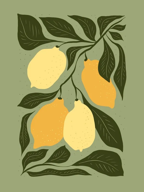 Lemons Matisse Style Kitchen Grab Now