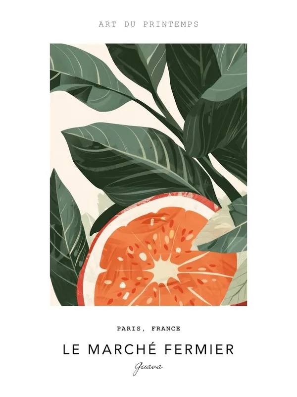 Guava Le Marche Fermier Poster 6 Hot Picks