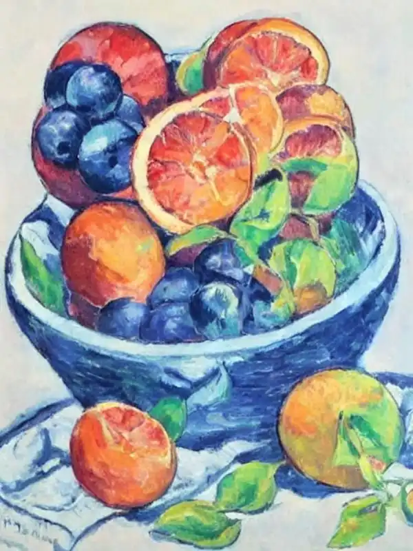 Blood Orange Vintage Sketch Fruit Markdown