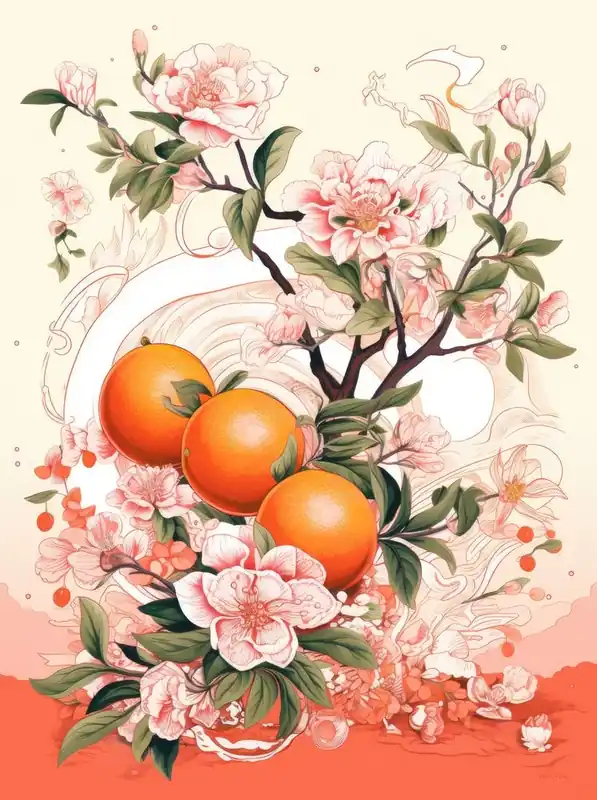 Chinese Tangerine Modern