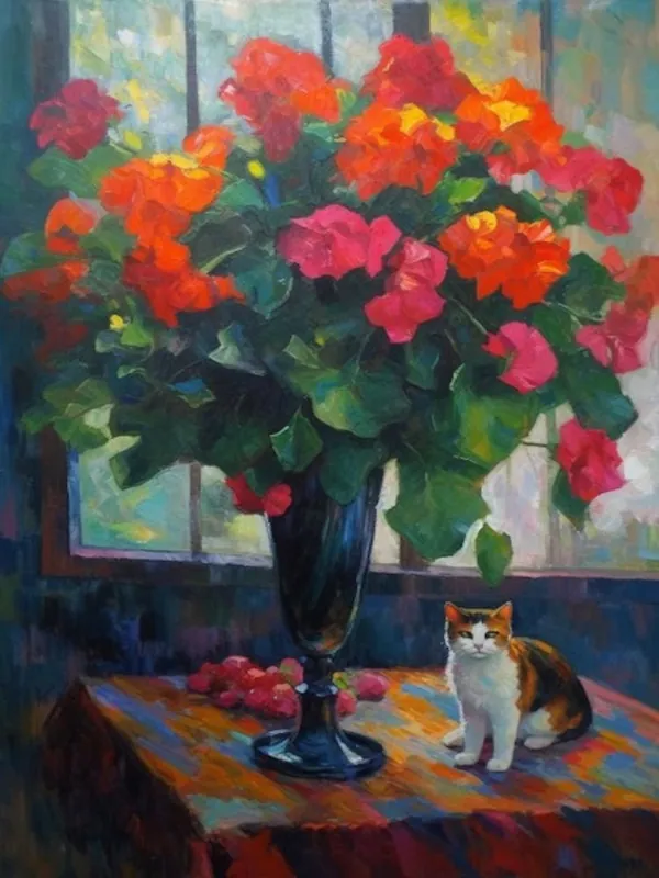 Big Sale Anthurium With A Cat 1