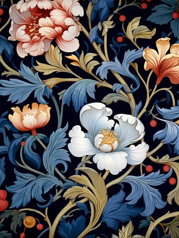 Cheap Floral Wallpaper 350