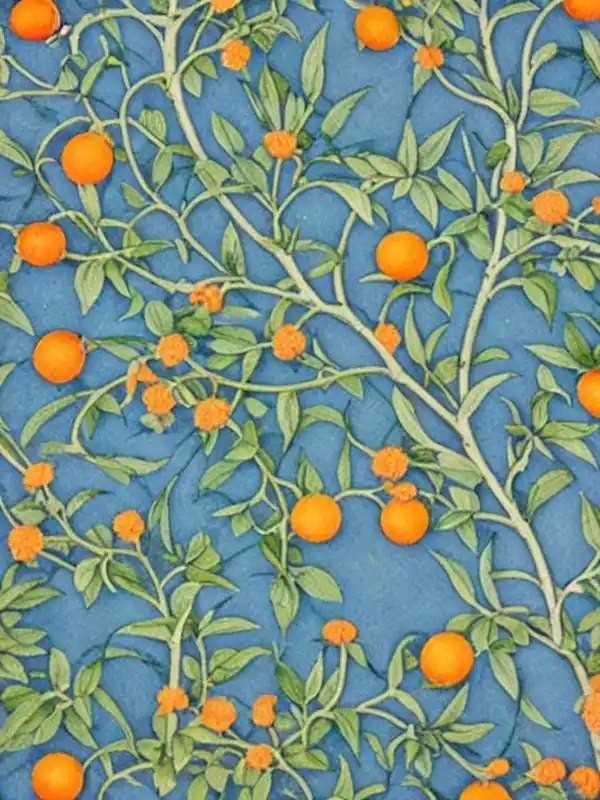 Top Pick Orange tree Vintage Botanical