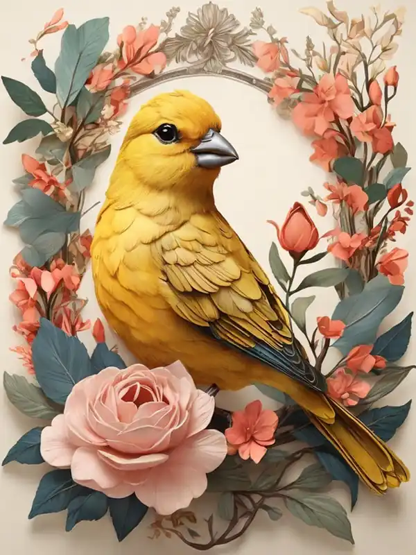Exclusive Bird On A Wreath