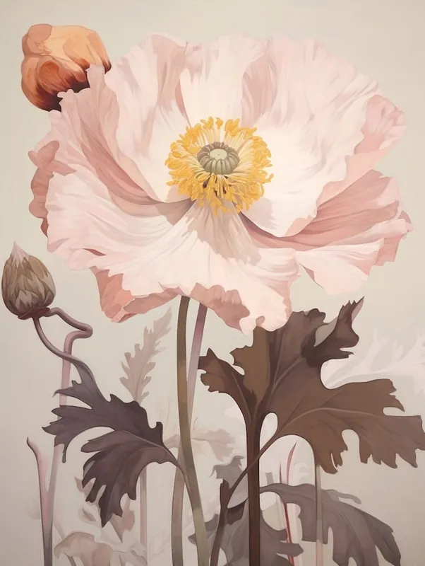 Trusted Brand Floral Illustration Poppy 3