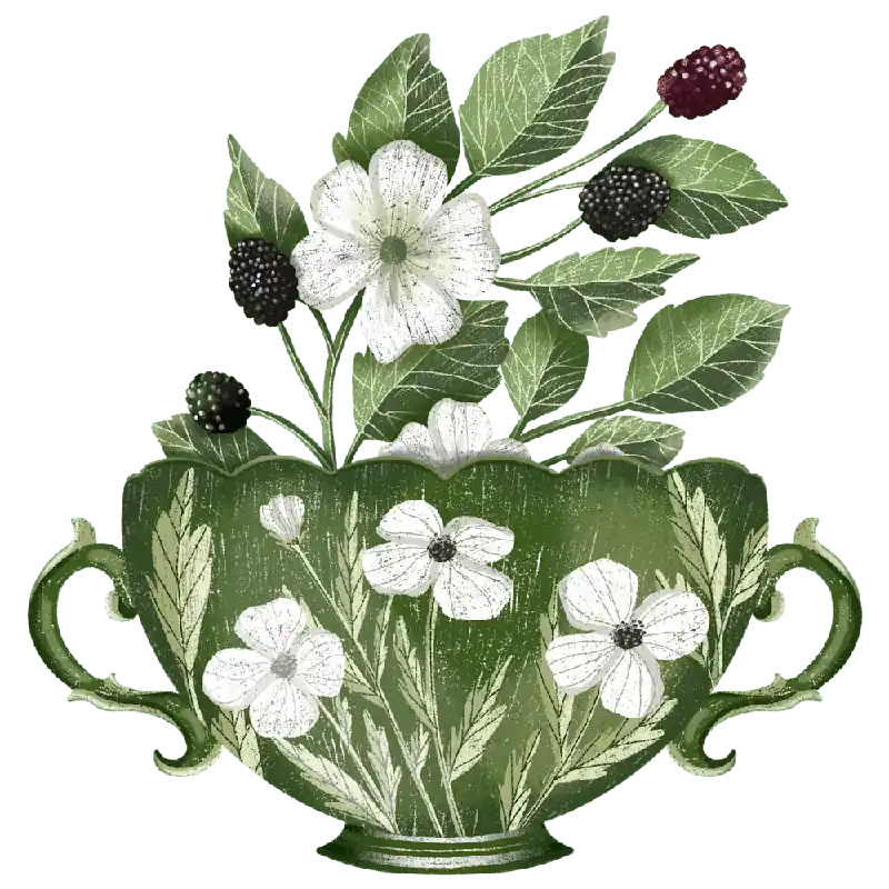 Shop Now Vintage floral teacup art