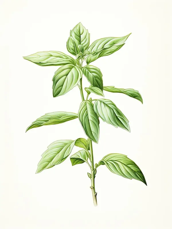 Limited Offer Basil Vintage Botanical Herbs 0