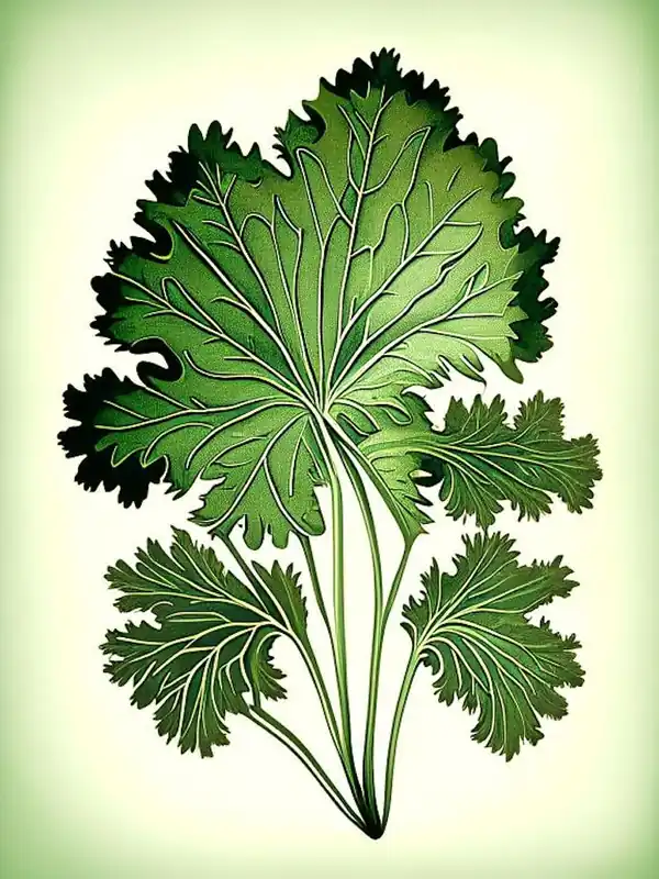 Parsley Leaf Vintage Botanical Express Delivery