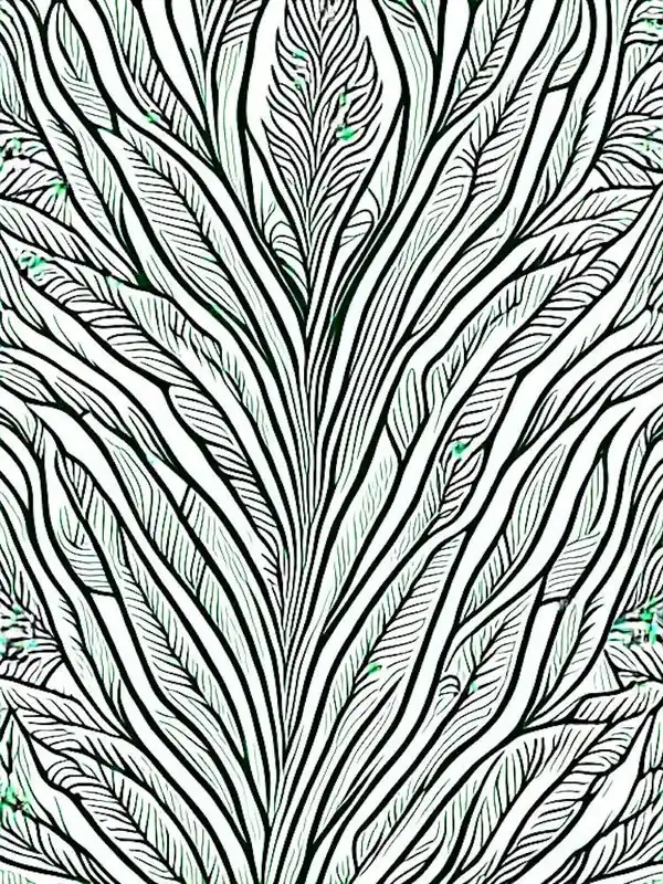 Aloe Vera Leaf William Morris Inspired 2 Professional Grade