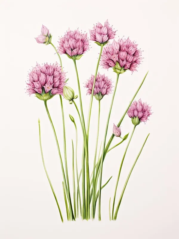 Modern Chives Vintage Botanical Herbs 3