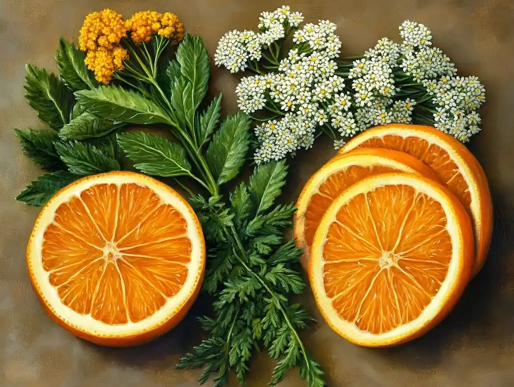 Oranges And Flowers Top Pick