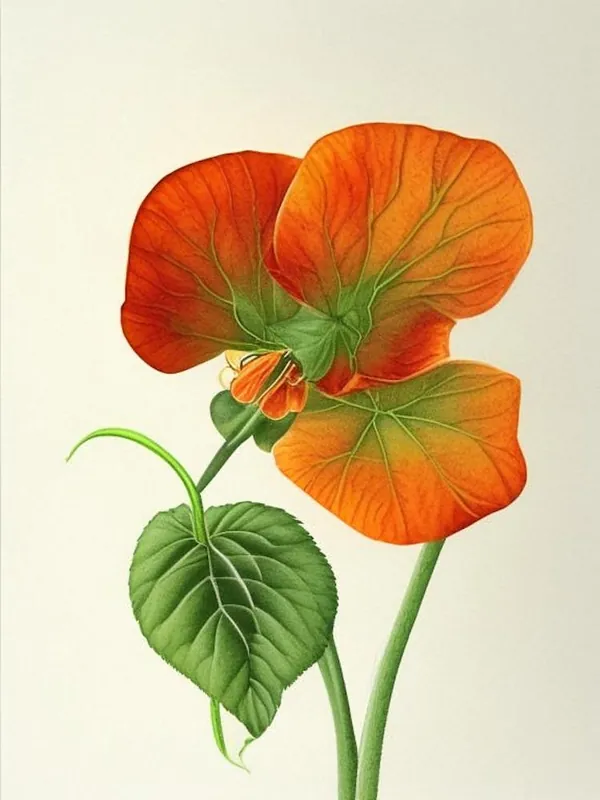 Clearance Nasturtium Herb Pencil Colour 2