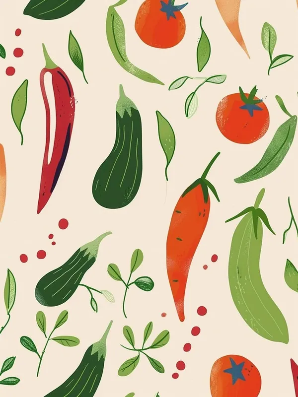 Free Delivery Vegetable Selection Pattern 3