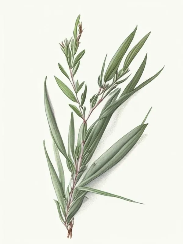 Tarragon Herb Pencil Colour 3 Today Only