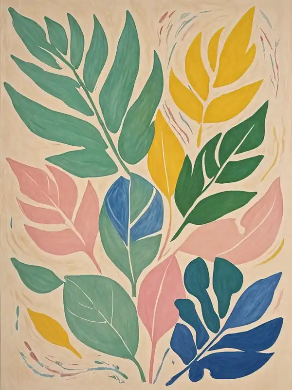 Burst Of Pastel Leaves Best Seller