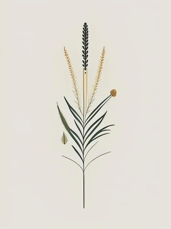 Don’t Miss Out Horsetail Spices And Herbs Retro Minimal 1