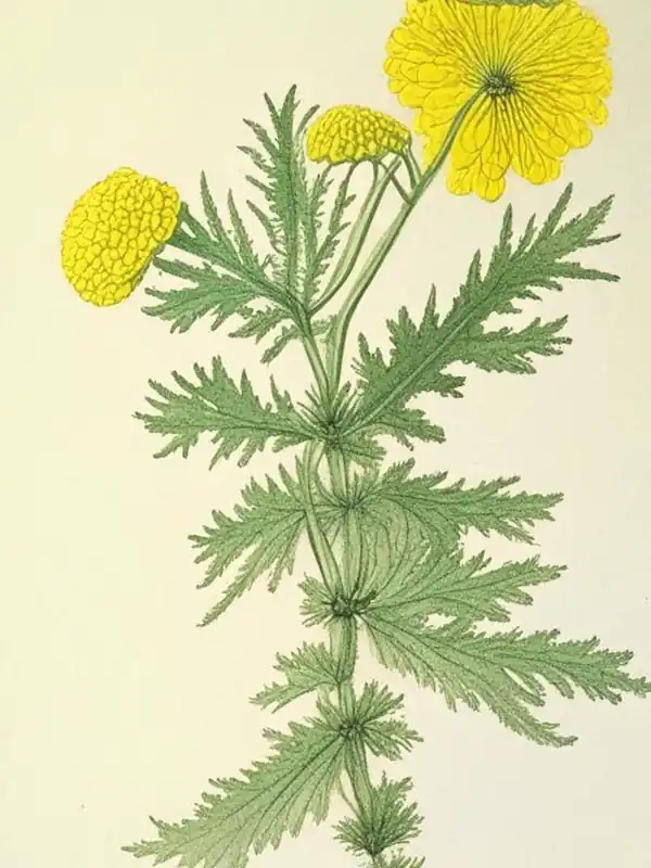 Worldwide Shipping Tansy Herb Pencil Colour 2