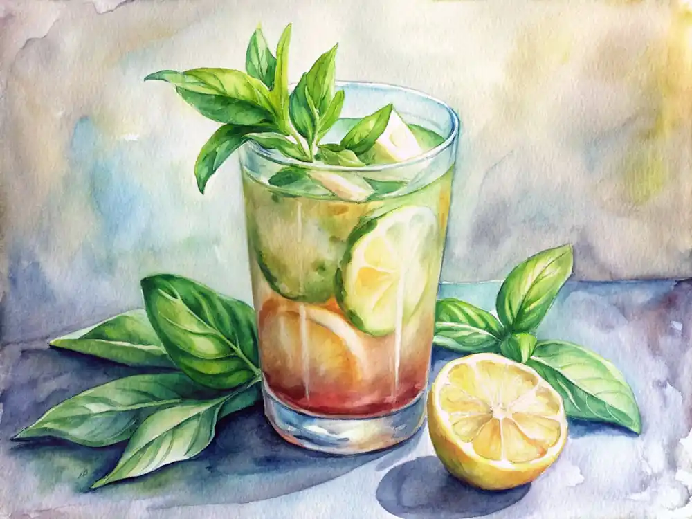 Order Now Basil Lemon Cooler Italy