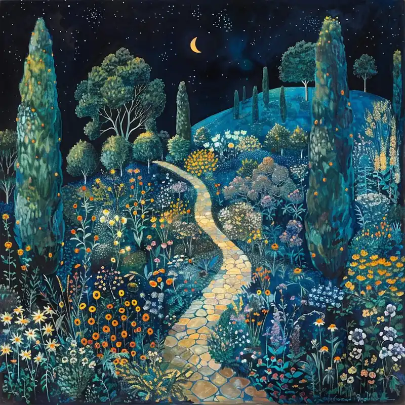 One Day Deal William Morris Inspired Paved Spring Garden