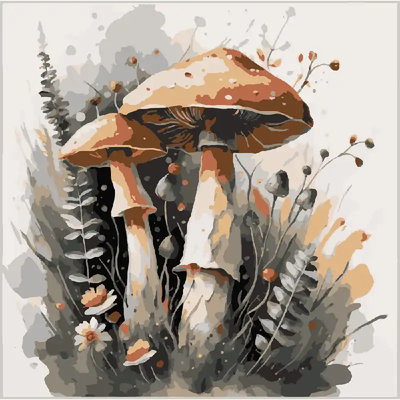 Mushrooms In The Meadow Express Delivery