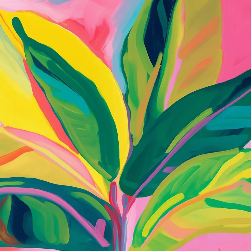 Bunte Sommer Palmen Malerei Bulk Order