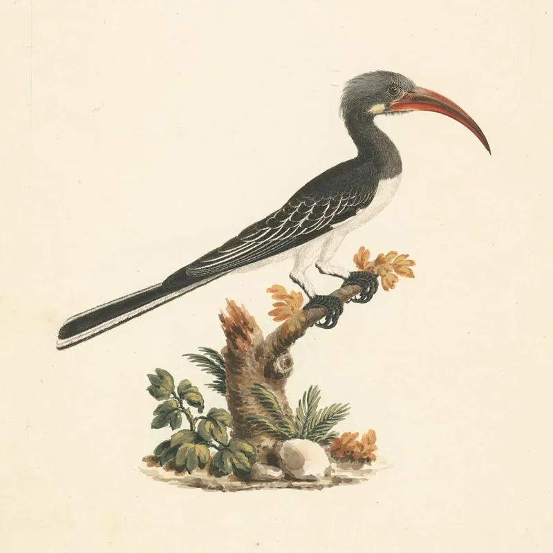 Hemprich S Hornbill Or Crowned Hornbill, Luigi Balugani Viral