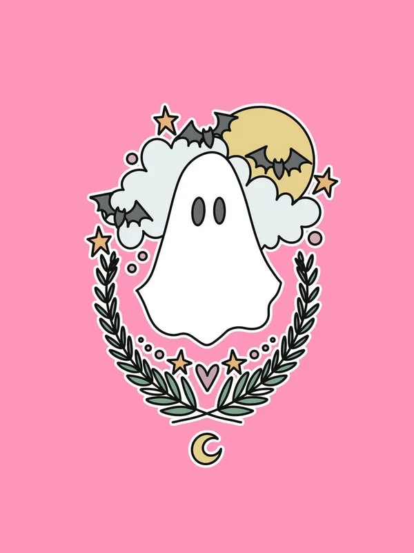 Mega Sale Cute Ghost | Hot Pink