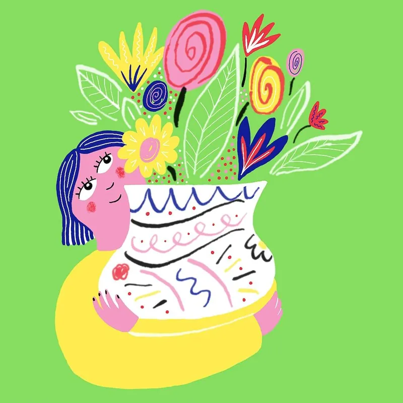 Today Only Flower Girl Square