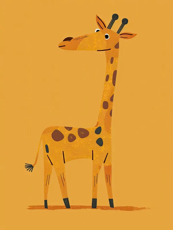 Playful Giraffe Children Prints & Kids Posters Latest