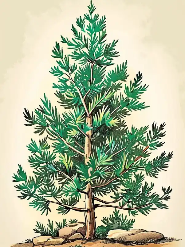 Balsam Tree Storybook Illustration 3 Get Yours