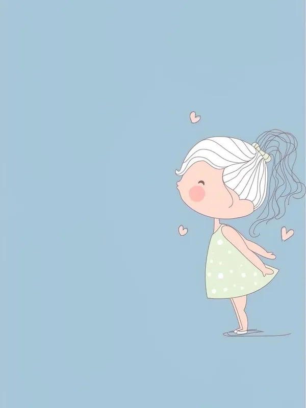 Don’t Miss Out Little Girl With Hearts