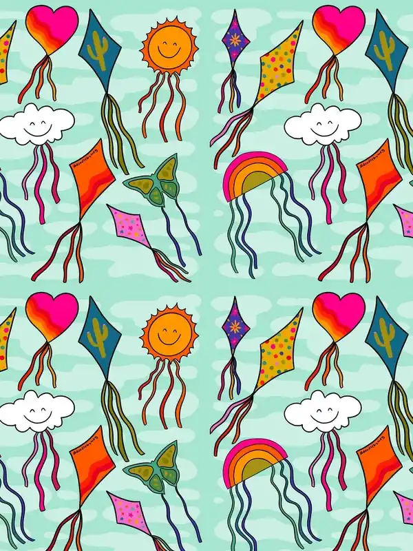 No Minimum Order Kites Print