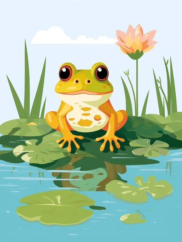 Best Choice Baby Animal IllustrationFrog 3