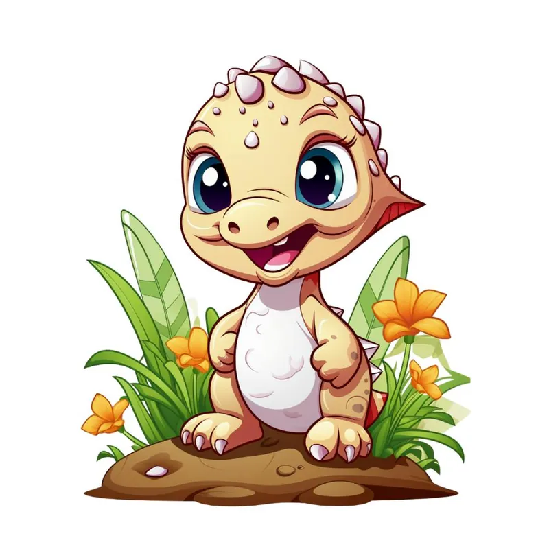 Cute Baby Dinosaur wall art Order Now