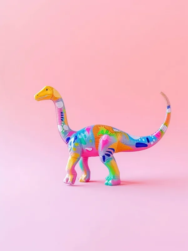 Cheap Funky Pattern Toy Dinosaur