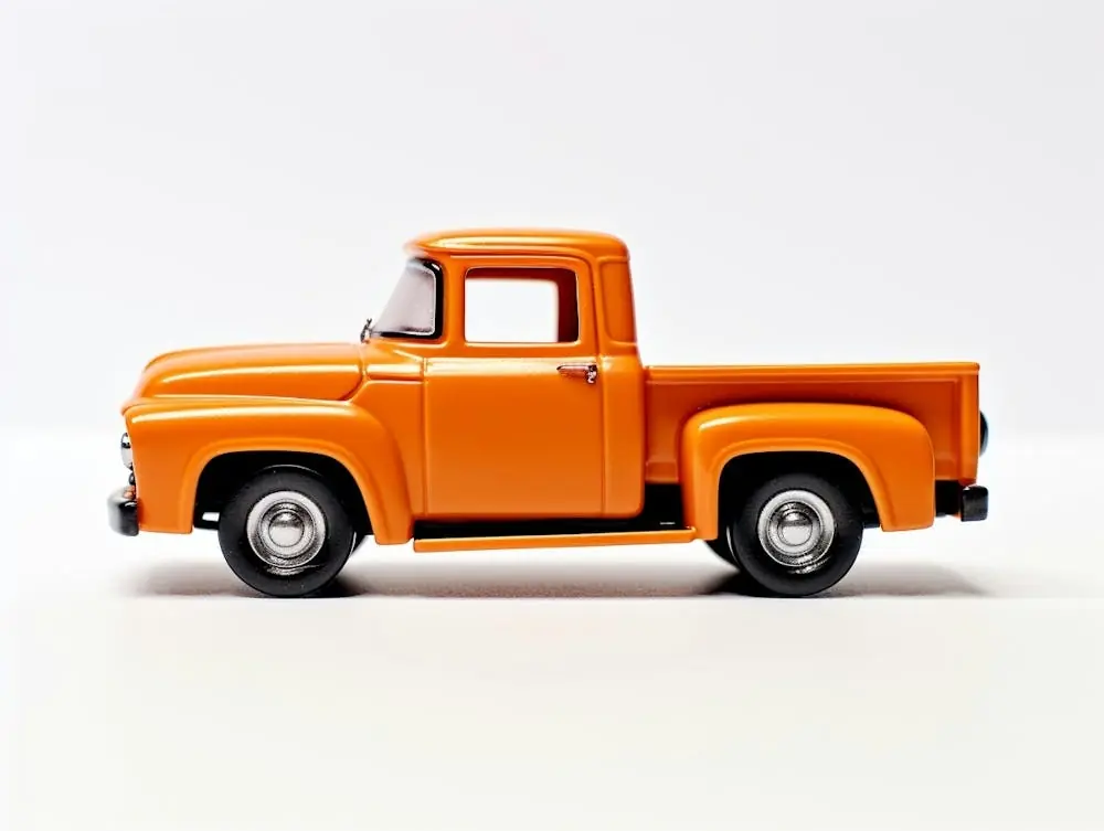 Mega Sale Toy Car 56 Ford Truck Orange 2