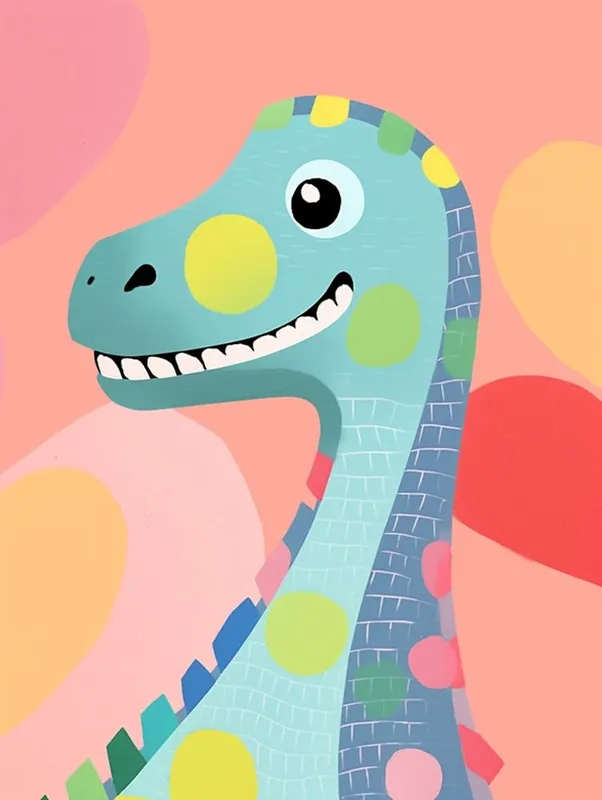 Weekend Sale Colourful Dinosaur Plateosaurus 5