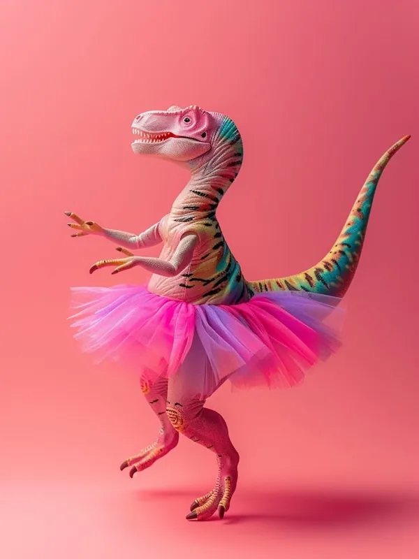 Best Price Toy Dinosaur Dancing In A Tutu