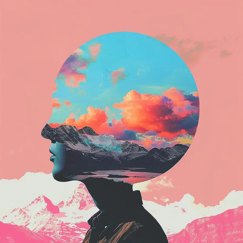 Head Of A Woman Dreamy Reflection Top Pick