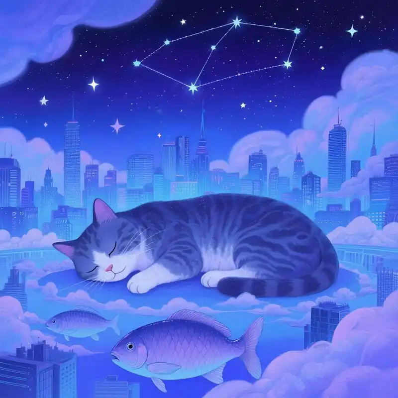 Today Only Cat Sleeping In The Clouds