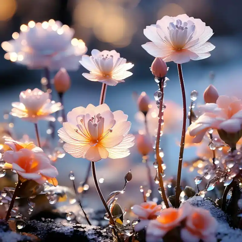 Flowers In The Snow Brand New