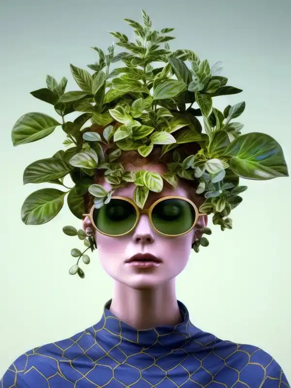 Green Hair plant lover Low Price