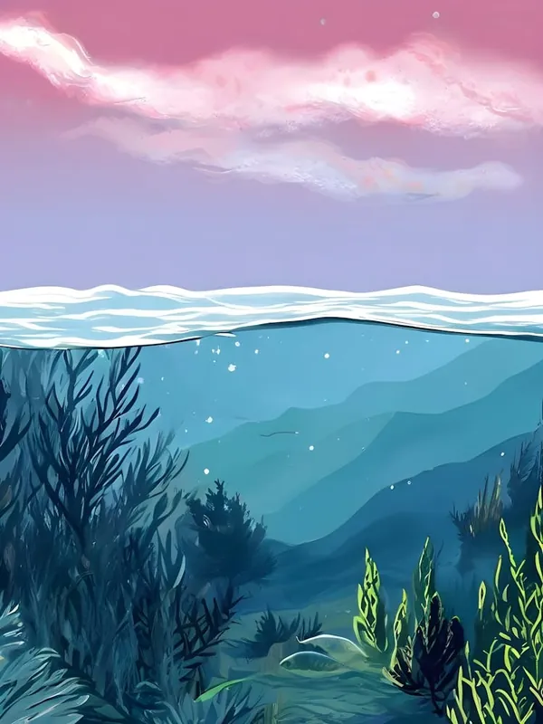 Price Drop Underwater Landscape