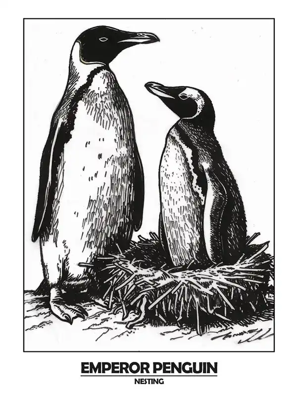 Penguin Nesting Poster 7 Save Now
