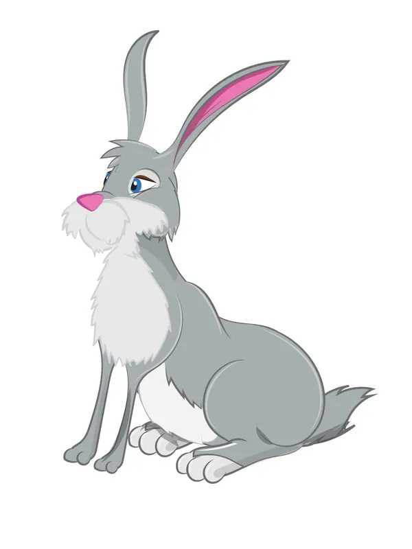 High Quality Cute Hare cartoon